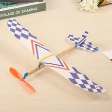 MA Elástico Powered Aircraft Planador Avião DIY Kids