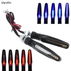 CVC 12V led Motocicleta Sinais De Volta e24 Pisca-De Água Piscando Indicador CV