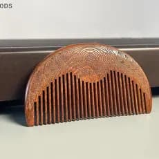 ODS Pente De Bolso Natural Preto Ouro Sandália Super Largo Dente Pentes De Madeira Estático Piolhos Barba Estilo De Cabe