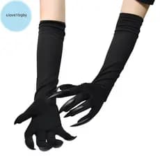 UloveBB Halloween Gato Mulher Pata Luvas Com Unhas Longas E Garras Festa Cosplay Acessórios De Fantasia BR