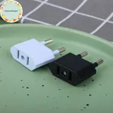cheesenhujm 2 Pçs Adaptador Da Ue Conversor De Viagem Americano China Eua Para Plug Euro Elétrico AC Soet BR