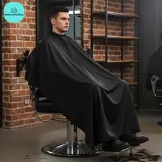 [seenuewday] Capa De Corte De Cabelo Para Cabeleireiro Profissional Com Fecho De Pressão Ajustável Barbeiro Salão De Bel