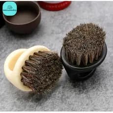 [seenuewday] Escova De Barbear Masculina , Cabelo Sintético , Portátil , Para Limpeza Facial , Adequada Salão De Beleza