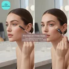 [seenuewday] 1/3 Unidades Pincel Ultrafino Para Corretivo De Base , Maquiagem Facial , Pincéis De Contorno , Ferramenta