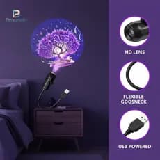 Peacesujn Tree of Life Projetor USB Luz De Teto Para Ambiente Noturno Lâmpada Estrela Portátil Decoração De Quarto Infan