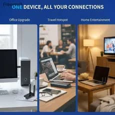 [Fre] Extensor De Roteador WiFi De Alta Potência Penetrante Na Parede USB Signal Booster Conexão Aprimorada Para Remoto