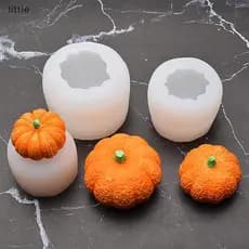 [FSP] 3D Mini Forma De Abóbora Molde De Silicone Decoração De Festa De Halloween Mousse Fondant Artesanal DIY Bolo De Ch