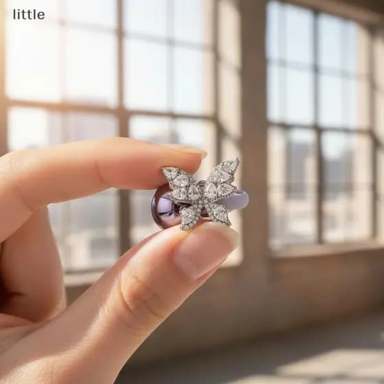 [FSP] Clipe De Fone De Ouvido Borboleta De Strass De Luxo Removível Decoração Universal Para Festa Cosplay BR