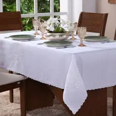 Toalha Mesa Uva Bordada 1,50m X 1,50m Cozinha Promoção