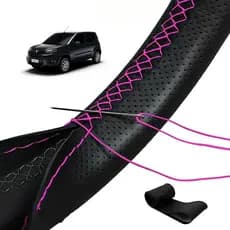 Capa De Volante Costurada Gol G6 Tecido Courvin Macio com Furinhos Premium