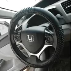 Capa De Volante Com Massageador P/ Honda Civic Emborrachada Premium