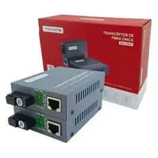 Conversor De Mídia Fibra 100Mbps Tomate Mhd-100d