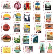 1un Adesivos Aleatorios Stickeres Aleatórios