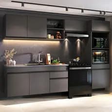 Armário Cozinha Modulada Completa Suspensa 281,5cm Milano Multimóveis MP2407