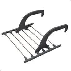 Varal de Roupa Portátil Aluminio 60cm para Apartamento Varanda Box Porta Janela