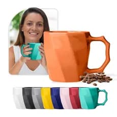 Caneca Cerâmica Café Leite Xicara Louça 260ml Kit com 2 Unidades