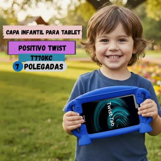 Capa Capinha Infantil Tablet Positivo Twist Kids T770KC