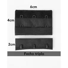 Pacote Com 10 Pares Fecho triplo Pra Sutien colchete body aviamentos de costura.