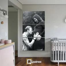 Quadro Decorativo Personalizado Com Foto Para Presente de Casamento, Aniversario, Casal E Muito Mais