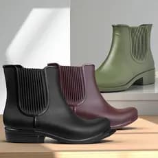 BOTA DE PVC FEMININA IDEAL PARA ROÇA SÍTIOS DIAS DE CHUVA IMPERMEaVEL REF.19