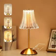 Luminária Lâmpada Abajur Mesa Com Barra Led Sensor Toque De Luz Quarto Sem Fio 3 Cores