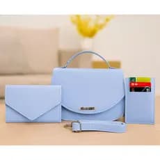 Kit 3 Peças Bolsas Média Femininas Transversal HelloGriff Lançamento