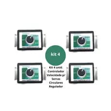 Dimmers Regulador de Velocidade Completo com Dissipador e Tomadas (kit 4unidades)