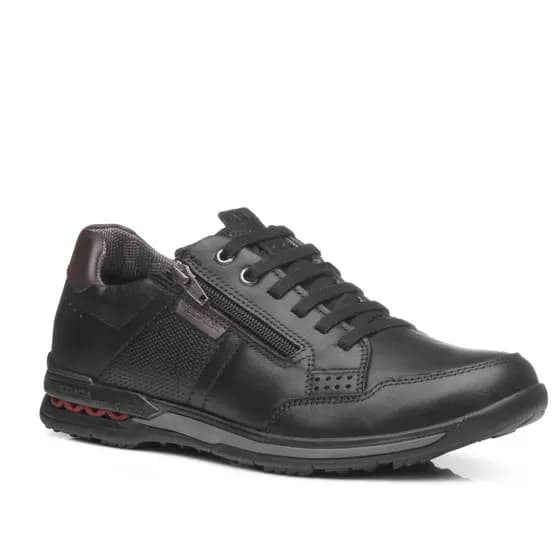 Sapatênis Masculino Pegada  Couro Legítimo Amortech Conforto E Estilo