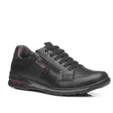 Sapatênis Masculino Pegada  Couro Legítimo Amortech Conforto E Estilo