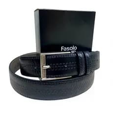 Cinto Masculino Em Couro Original Fasolo Tresse Social