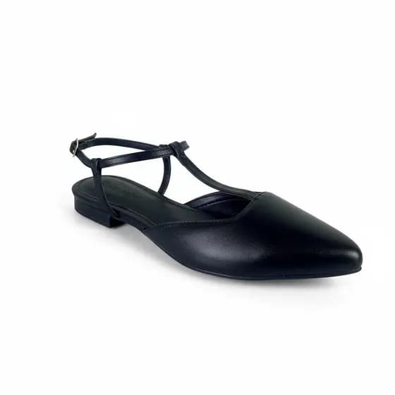 Sapatilha Feminina Maria Isabel Slingback Bico Fino Salto Baixo Confortável
