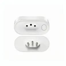 Tomada Inteligente Tnce Tuya Brasil Plug 16a Branco Alexa e Google Home
