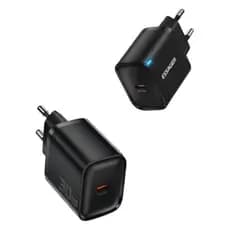 Carregador Rápido Essager Pd30w Usb-c 30w P Iphone / Android Preto