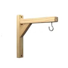 Mão Francesa Madeira Pinus 20x20 Suporte para Prateleira Kit 1/2/4 Peças Suporte Madeira Decorativo
