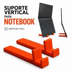 Suporte de Mesa Universal Ergonômico para Laptop Notebook Alto (Para teclado e mouse externo)