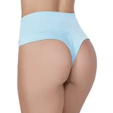 Kit 20 Calcinha Cintura Alta Fio Dental Modeladora Cós Duplo