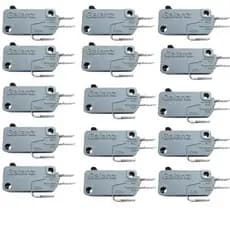 15 Unidades de Micro Chave Interruptor Para Microondas 15A Na NF Original