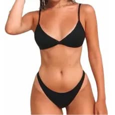Biquini Asa Delta Moda Praia Com Bojo Varias Cores