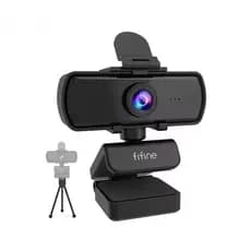 Webcam FIFINE K420 2K 1440P Com Microfone USB e Tripé