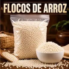 Flocos de Arroz Sem Açucar Crocante Granel Confeitaria Barra Cereal Saudável Bolinha Crispies de Arroz