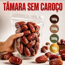 Tâmara sem Caroço Importada Saudável Granel Fruta Natural Sem Conservante