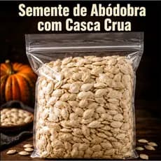 Semente de Abóbora com Casca Crua Natural a Granel Lanches Saladas Receitas Dietas Fit