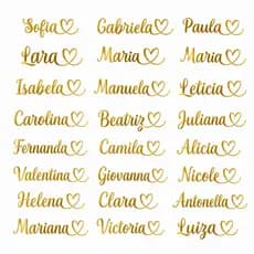 Adesivos Termocolantes Nomes Personalizados Entrega Rápida Lembrancinhas Casamento Porta Joias Caixas Madrinha Padrinho