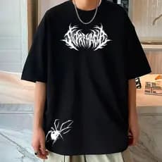 Camisa Casual Streetwear 'Supremacia' com Design Minimalista