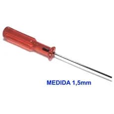 Chave para trocar agulha Allem Cabo vermelho 1,5 mm