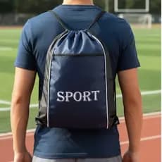 Bolsa Saco De Costas Estilo Mochila De Nylon Impermeável Academia Esporte Escola Faculdade