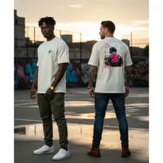 Camiseta Oversized Unissex Streetwear Academia Camisa 30.1 Algodão Estampada De Alta Qualidade Top