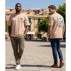 Camiseta Oversized Unissex Streetwear Treino Camisa 30.1 Algodão estampada De Alta Qualidade Premium