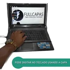 Capa de Proteção para Notebook Polegadas Com Protetor de Teclado