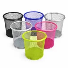 Porta Lápis/ Porta Treco/ Porta Canetas/ Organizador de Escritório em Metal